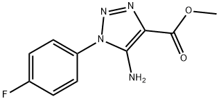 methyl 5-amino-1-(4-fluorophenyl)-1H-1,2,3-triazole-4-carboxylate