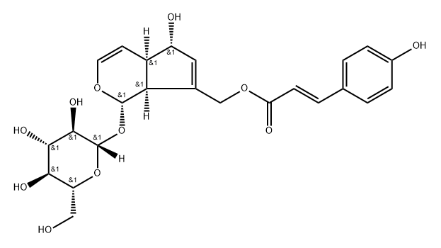 [(1S)-1,4a,5,7aα-Tetrahydro-4aα,5α-dihydroxy-7-[[[(E)-3-(4-hydroxyphenyl)-1-oxo-2-propenyl]oxy]methyl]cyclopenta[c]pyran-1α-yl]β-D-glucopyranoside