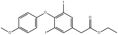 乙基 3,5-二碘-4-(4'-甲氧基苯氧基)苯基乙酸酯