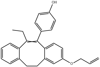 p-(2-Allyloxy-6-ethyl-11,12-dihydrodibenzo[a,e]cycloocten-5-yl)phenol
