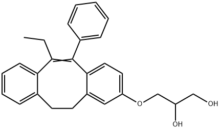 3-[(6-Ethyl-5-phenyl-11,12-dihydrodibenzo[a,e]cycloocten-2-yl)oxy]-1,2-propanediol
