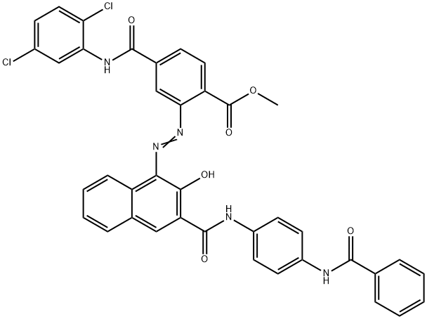 methyl 2-[[3-[[[4-(benzoylamino)phenyl]amino]carbonyl]-2-hydroxy-1-naphthyl]azo]-4-[[(2,5-dichlorophenyl)amino]carbonyl]benzoate
