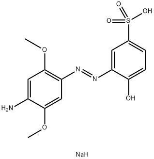 sodium 3-[(4-amino-2,5-dimethoxyphenyl)azo]-4-hydroxybenzenesulphonate