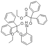 3,5,8-Trioxa-4-siladecanoic acid, 7-oxo-2,2,4,6,6-pentaphenyl-, ethyl  ester