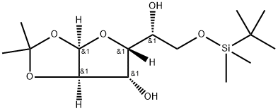 (3AR,5R,6S,6AR)-5-((R)-2-((叔-丁基二甲基甲硅烷基)氧代)-1-羟基乙基)-2,2-二甲基四氢呋喃并[2,3-D][1,3]二噁戊环-6-醇