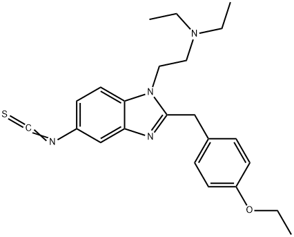 1-[2-(N,N-二乙氨基)乙基]-2-(4-乙氧苄基)苯并咪唑-5-异硫氰酸酯