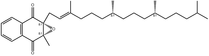 Naphth[2,3-b]oxirene-2,7-dione, 1a,7a-dihydro-1a-methyl-7a-(3,7,11,15-tetramethyl-2-hexadecenyl)-, [1aS-[1aα,7aα(2E,7S*,11S*)]]- (9CI)