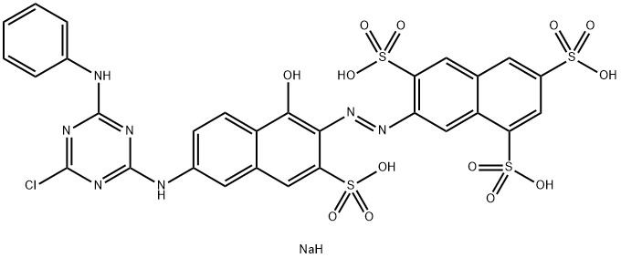 tetrasodium 7-[[6-[[4-chloro-6-(phenylamino)-1,3,5-triazin-2-yl]amino]-1-hydroxy-3-sulphonato-2-naphthyl]azo]naphthalene-1,3,6-trisulphonate
