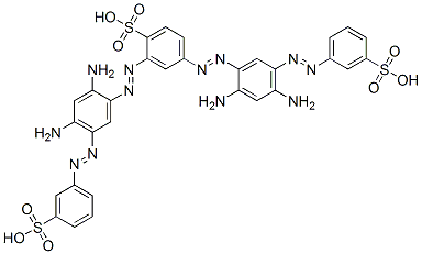 2,4-bis[[2,4-diamino-5-[(3-sulphophenyl)azo]phenyl]azo]benzenesulphonic acid