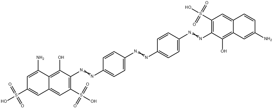 5-amino-3-[[4-[[4-[(7-amino-1-hydroxy-3-sulpho-2-naphthyl)azo]phenyl]azo]phenyl]azo]-4-hydroxynaphthalene-2,7-disulphonic acid