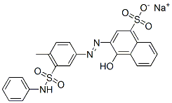 sodium 3-[[5-(anilinosulphonyl)-4-methylphenyl]azo]-4-hydroxynaphthalene-1-sulphonate