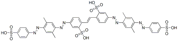 4,4'-bis[[2,5-dimethyl-4-[(4-sulphophenyl)azo]phenyl]azo]stilbene-2,2'-disulphonic acid