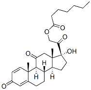 17,21-dihydroxypregna-1,4-diene-3,11,20-trione 21-heptanoate