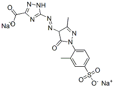 5-[[4,5-dihydro-3-methyl-1-(2-methyl-4-sulphophenyl)-5-oxo-1H-pyrazol-4-yl]azo]-1H-1,2,4-triazole-3-carboxylic acid, sodium salt