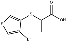 2-((4-Bromo-3-thienyl)thio)propanoicacid