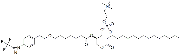 1-palmitoyl-2-(10-(4-((trifluoromethyl)diazirinyl)phenyl)-8-oxadecanoyl)-sn-glycero-3-phosphocholine