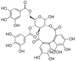 4-O,6-O-Digalloyl-2-O,3-O-[(2,2',3,3',4,4'-hexahydroxy[1,1'-biphenyl]-6,6'-diyl)dicarbonyl]-D-glucopyranose