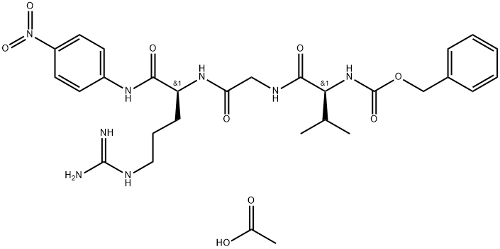 N-苄氧羰基-缬氨酰-甘氨酰-精氨酰对硝基苯胺乙酸盐