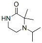 Piperazinone, 3,3-dimethyl-4-(1-methylethyl)- (9CI)