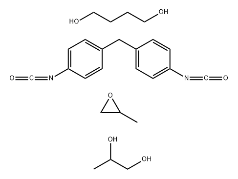 1,1'-亚甲基双(4-异氰酸根合苯)与甲基环氧乙烷、1,2-丙二醇和1,4-丁二醇的聚合物