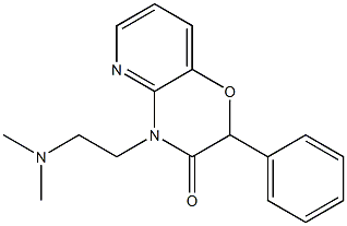 10-(2-dimethylaminoethyl)-8-phenyl-7-oxa-2,10-diazabicyclo[4.4.0]deca- 2,4,11-trien-9-one