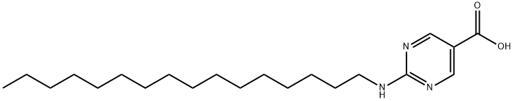 5-Pyrimidinecarboxylic acid, 2-(hexadecylamino)- (9CI)