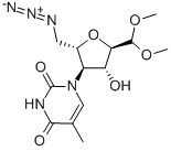2,5-ANHYDRO-6-AZIDO-4,6-DIDEOXY-4-(3,4-DIHYDRO-5-METHYL-2,4-DIOXO-1(2H)-PYRIMIDINYL)-1-(DIMETHYL ACETAL)-L-MANNOSE