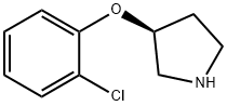 Pyrrolidine, 3-(2-chlorophenoxy)-, (3S)-