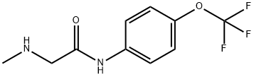 2-(methylamino)-N-[4-(trifluoromethoxy)phenyl]acetamide