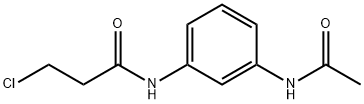 N-(3-乙酰氨基苯基)-3-氯-丙酰胺