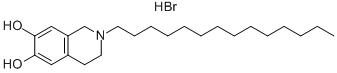 6,7-ISOQUINOLINEDIOL, 1,2,3,4-TETRAHYDRO-2-TETRADECYL-, HYDROBROMIDE