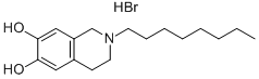 6,7-ISOQUINOLINEDIOL, 1,2,3,4-TETRAHYDRO-2-OCTYL-, HYDROBROMIDE