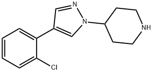 4-[4-(2-氯苯基)-1H-吡唑-1-基]哌啶