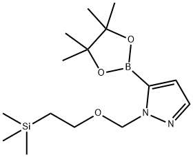 1-(2-TRIMETHYLSILYLETHOXY)METHYLPYRAZOLE-5-BORONIC ACID, PINACOL ESTER