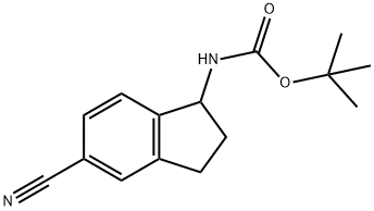 (5-氰基-2,3-二氢-1H-茚-1-基)氨基甲酸叔丁酯