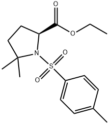 5,5-二甲基-1-甲苯磺酰基吡咯烷-2-甲酸乙酯