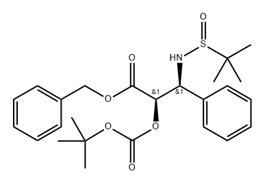 (SR,2R,3S)-2-(O-Boc)-3-(tert-butylsulfinyl)-3-phenylisoserine benzyl ester