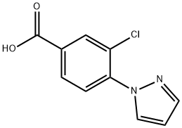 3-氯-4-(1H-吡唑-1-基)苯甲酸