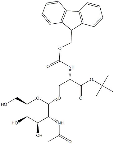 O-[2-(乙酰氨基)-2-脱氧-ALPHA-D-吡喃半乳糖基]-N-[(9H-芴-9-基甲氧基)羰基]-L-丝氨酸叔丁酯