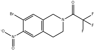 N-乙酰基-6-硝基-7-溴四氢异喹啉