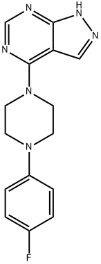 4-[4-(4-fluorophenyl)piperazin-1-yl]-2H-pyrazolo[3,4-d]pyrimidine
