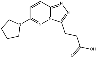 3-(6-(pyrrolidin-1-yl)-[1,2,4]triazolo[4,3-b]pyridazin-3-yl)propanoic acid