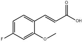 (E)-3-(4-氟-2-甲氧基苯基)丙烯酸