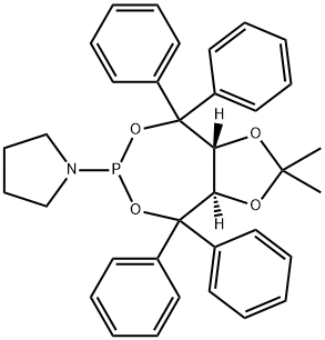 1-[(3AR,8AR)-四氢-2,2-二甲基-4,4,8,8-四苯基-1,3-二噁唑并[4,5-E][1,3,2]二氧膦-6-基]吡啶
