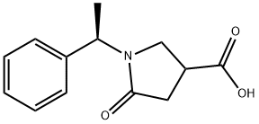 5-Oxo-1-[(1R)-1-phenylethyl]pyrrolidine-3(R,S)-carboxylic acid