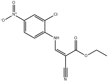 (Z)-乙基 3-((2-氯-4-硝基苯基)氨基)-2-氰基丙烯酰基酯
