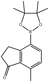 7-甲基-4-(4,4,5,5-四甲基-1,3,2-二氧杂硼烷-2-基)-2,3-二氢-1H-茚-1-酮