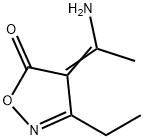 5(4H)-Isoxazolone,  4-(1-aminoethylidene)-3-ethyl-