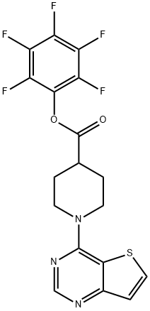 Pentafluorophenyl 1-thieno[3,2-d]pyrimidin-4-ylpiperidine-4-carboxylate
