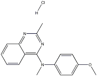N-(4-甲氧基苯基)-N,2-二甲基-4-喹唑啉胺盐酸盐
